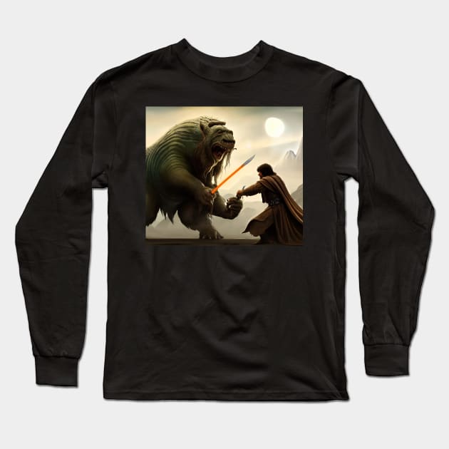 Appeasing kûd-dûkan - The Land beast Long Sleeve T-Shirt by Parody-is-King